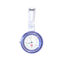 Load image into Gallery viewer, Purple Infinity Fob Watch With Plastic Clip (Front)