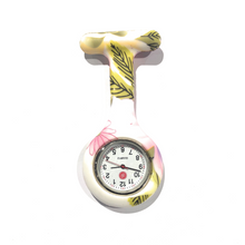 Load image into Gallery viewer, autumn leaves nurses fob watch front