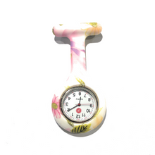 Load image into Gallery viewer, autumn leaves nurses fob watch alternate